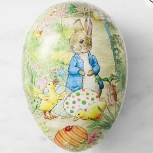 Williams Sonoma Hand Crafted Papier-Mache Eggs Set/4 🐇